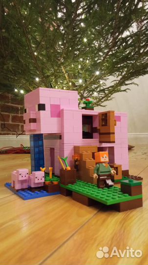 Lego minecraft 21170 свинья дом