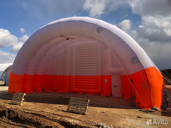 Надувной ангар. Пневмокаркасный склад