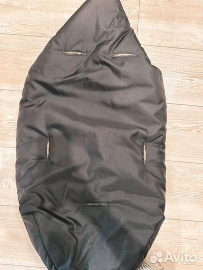 Меховой конверт в коляску овчина