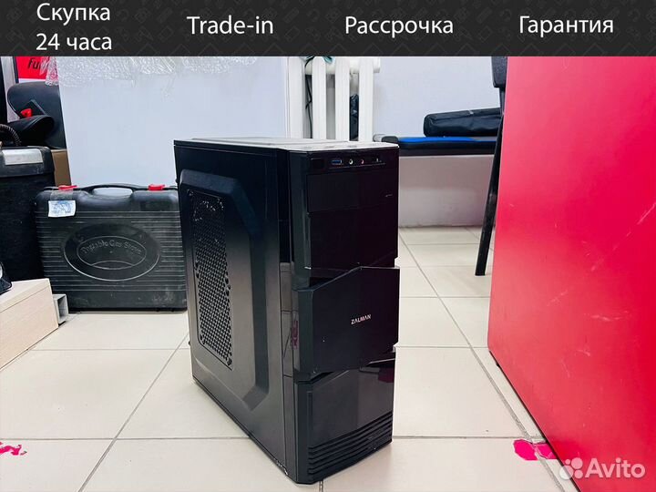 Игровой системый блок Zalman i3-9100F/GTX 1650 4gb