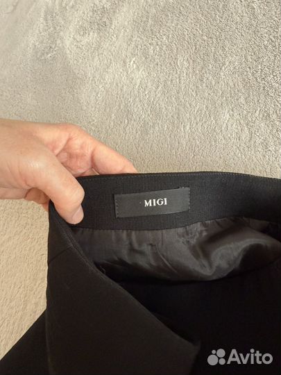 Юбка с бахромой Migi (M) шерсть