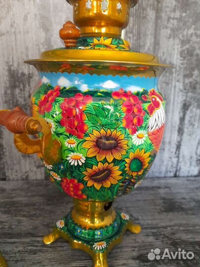 Самовар электрический расписной