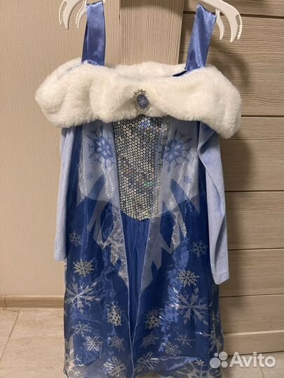 Платье эльзы холодное сердце 122-128