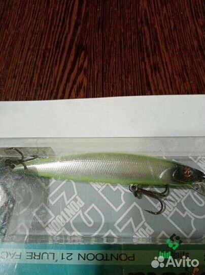 Воблеры 21 pontoon Cablista 105F-SMR 12.8g 105mm