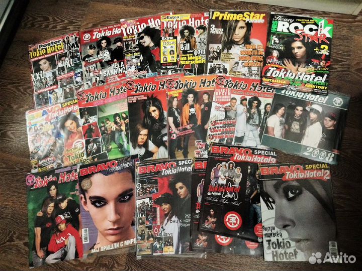 Полная коллекция журналы Tokio Hotel Германия и Ру