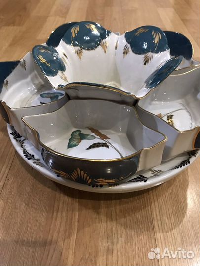 Салатник менажница фарфор