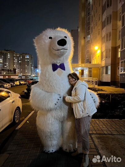 Белый мишка поздравление