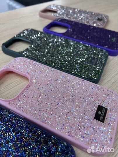 Чехол для iPhone со стразами Swarovski, женский че