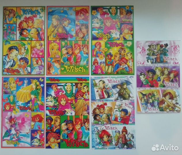 W.I.T.C.H. Totally Spies наклейки