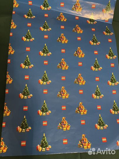 Упаковочная бумага для подарков Lego