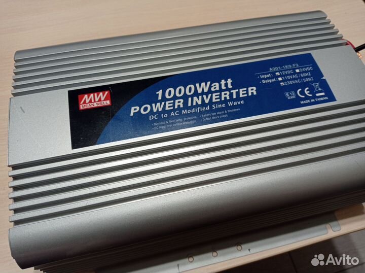 Преобразователь напряжения Mean Well A301-1K0-F3