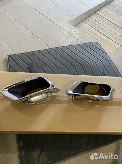 Накладки выхлопной BMW X5 G05 хром