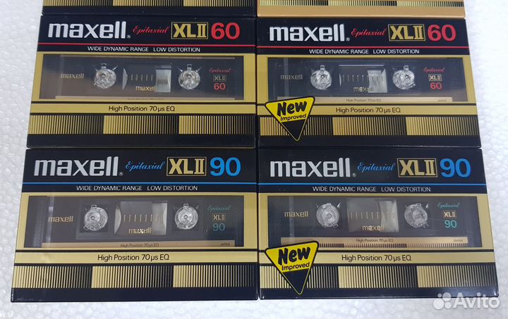 Кассеты Maxell xlii 46/60/90 новые, запечатанные