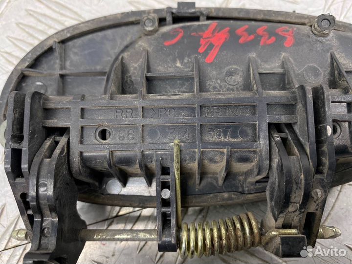 Б/У ручка двери внешняя задний правый Daewoo Matiz