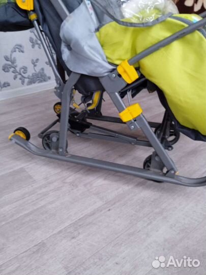 Детские санки коляска Ника Детям нд 7-2