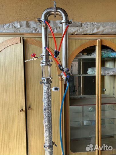 Ректификационная колонна 2 дюйма