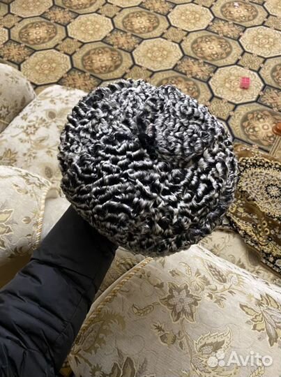 Каракулевая шапка папаха ушанка
