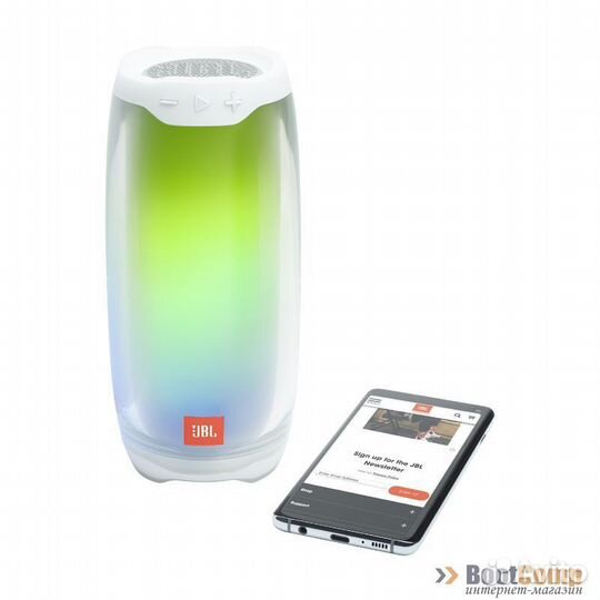 Портативная колонка JBL pulse 4 white