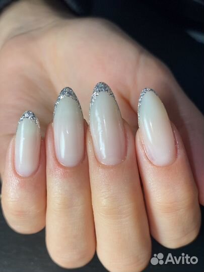 Маникюр покрытие гель лак Наращивание ногтей