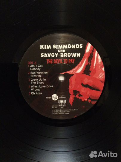 Kim Simmonds&Savoy Brown/The Devil To Pay, 2015,EU