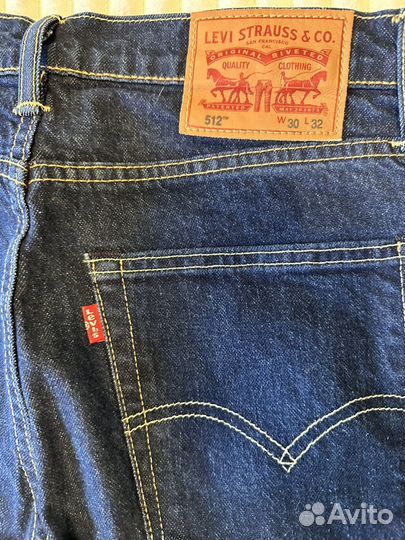 Джинсы levis 512 мужские