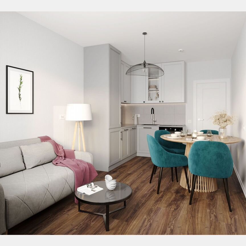 1-к. квартира, 35,1 м², 18/25 эт.