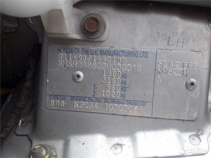 Разбор на запчасти Honda CR-V