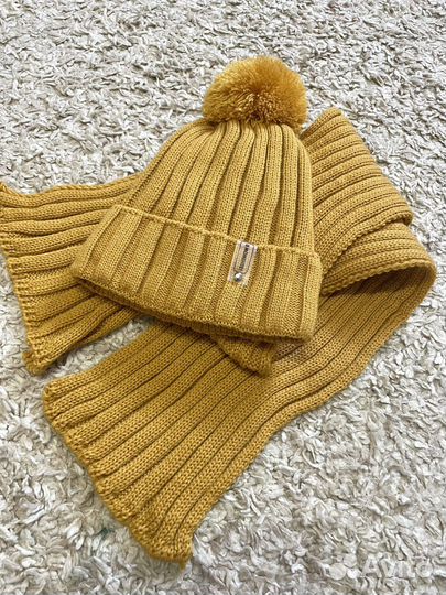 Шапка теплая 1-3года