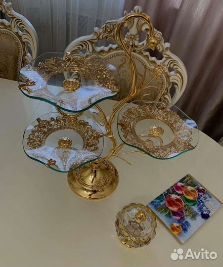 Ваза горка этажерка фруктовница конфетница