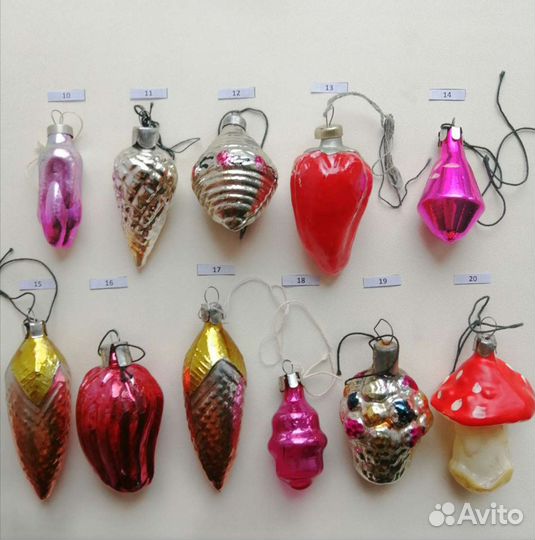 Елочные игрушки СССР