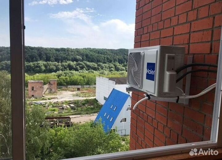 Сплит система с установкой