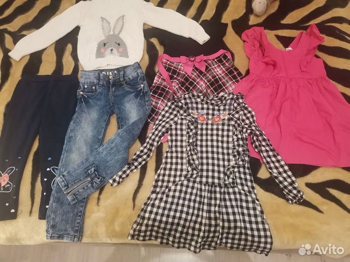 Вещи пакетом на девочку 6 лет с обувью