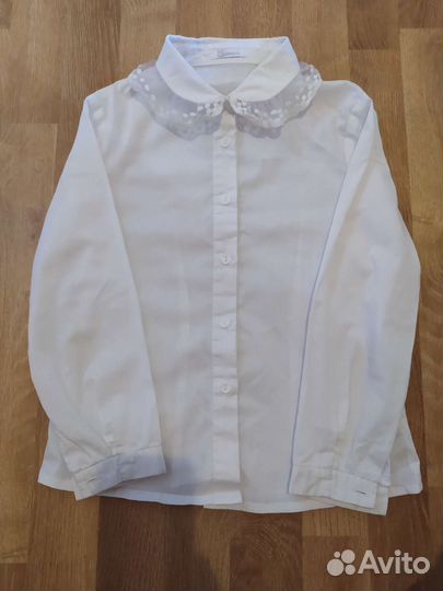 Блузка школьная Карамели 128