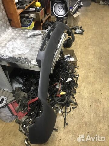 Юбка переднего бампера Ауди Q7