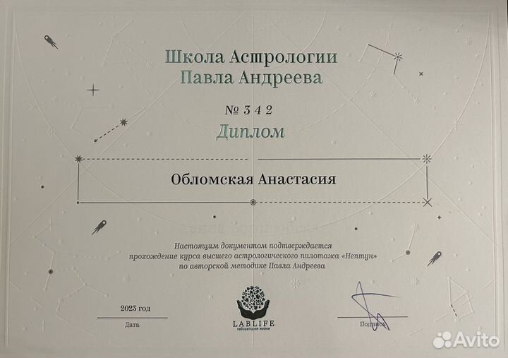 Астрологическая консультация, Астролог