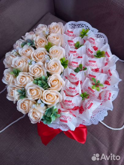 Букет из мыльных роз