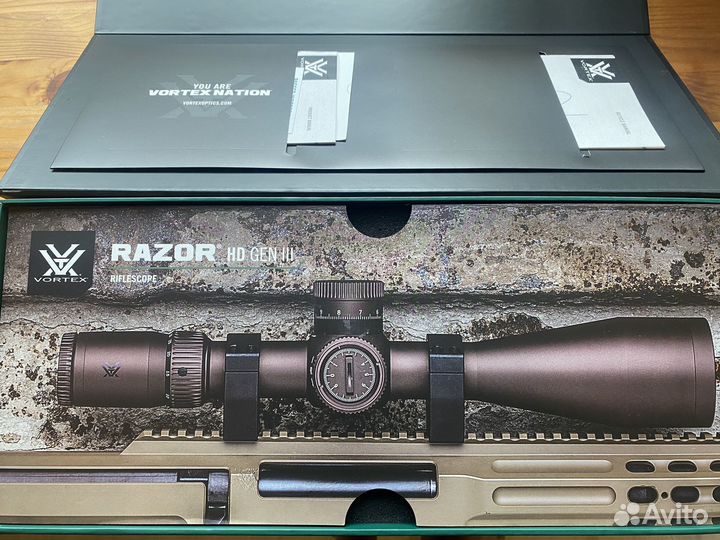 Vortex Razor HD Gen III 6-36x56 FFP EBR-7В mrad