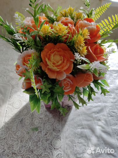 Мыло ручной работы букеты