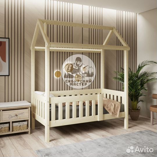 Детская кровать домик из сосны