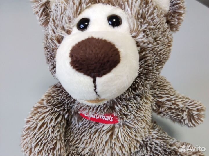 Плюшевый интерактивный медведь