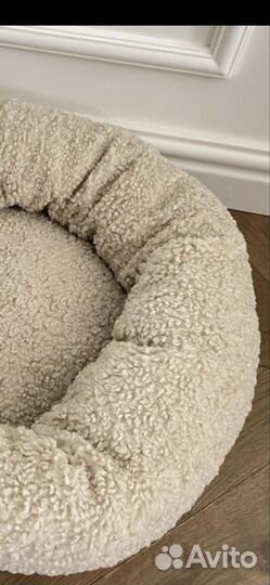 Лежанка для собак и кошек плюшевая нм