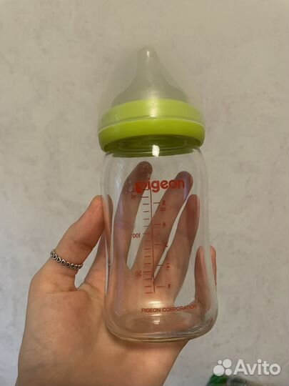 Pigeon бутылочка стекло