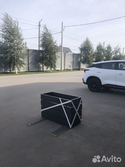 Кашпо для цветов из дерева