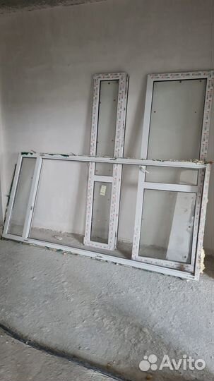 Двери пластиковые бу из пвх