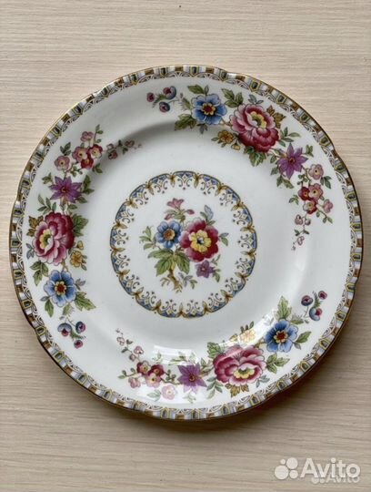 Винтажные пирожковые тарелки Англия, Швеция