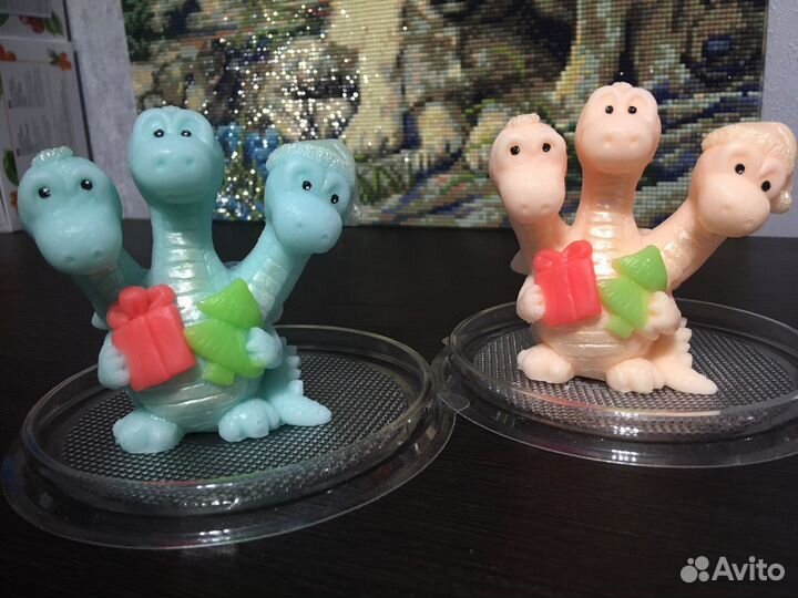 Мыло ручной работы дракончики