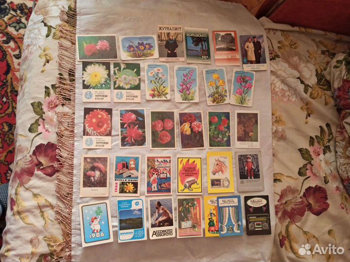 Календарики 80-90х годов