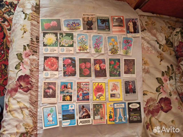 Календарики 80-90х годов