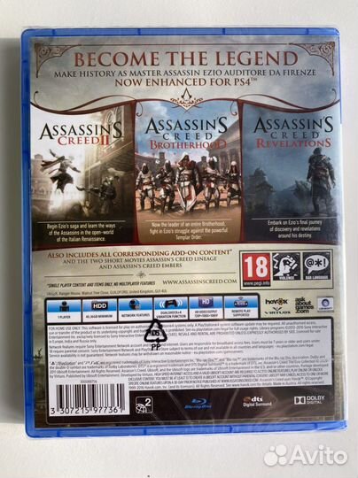 Assassin’s Creed The Ezio Collection PS4 Новый