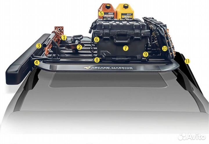 Багажник экспедиционный storm Roof Rack для Land R